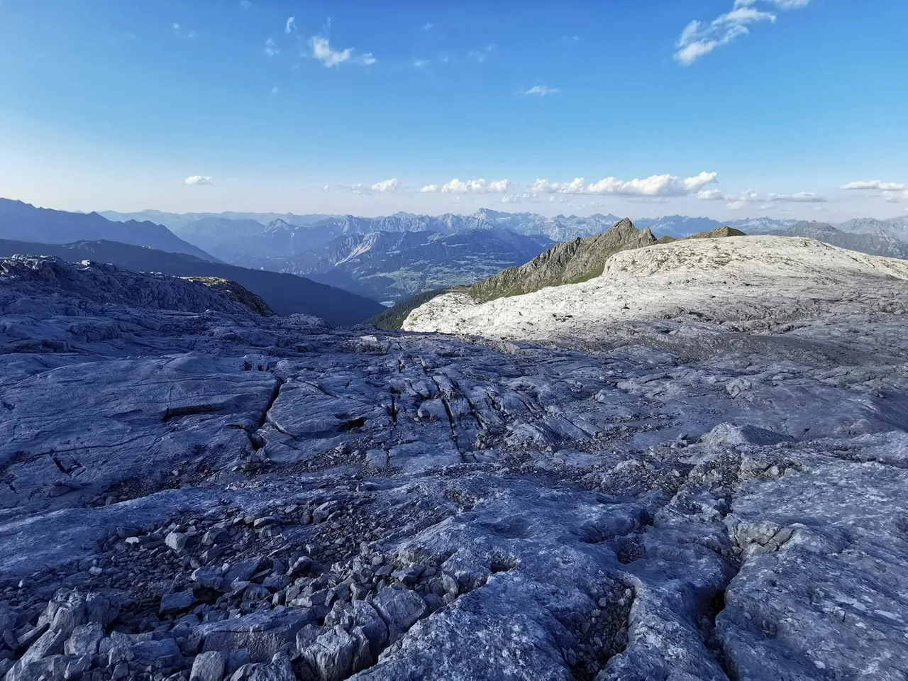 View from the summit. It was completely silent at the top, not a single person or animal anywhere.